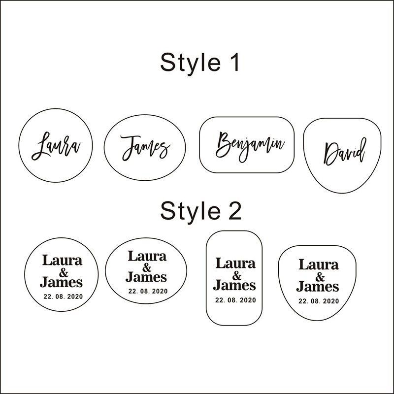 Custom wooden keychains with names and date, perfect for wholesale and distribution.