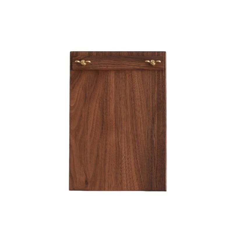Solid wood menu holder, black walnut finish. Perfect for restaurants.