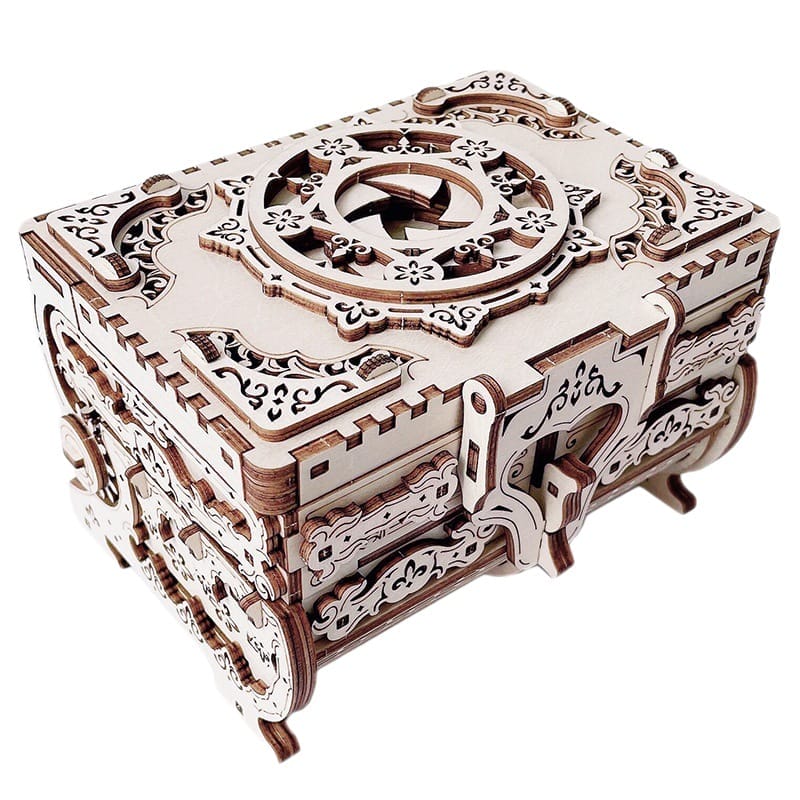 Intricate wooden ring box wholesale puzzle wooden ring box manufacturer