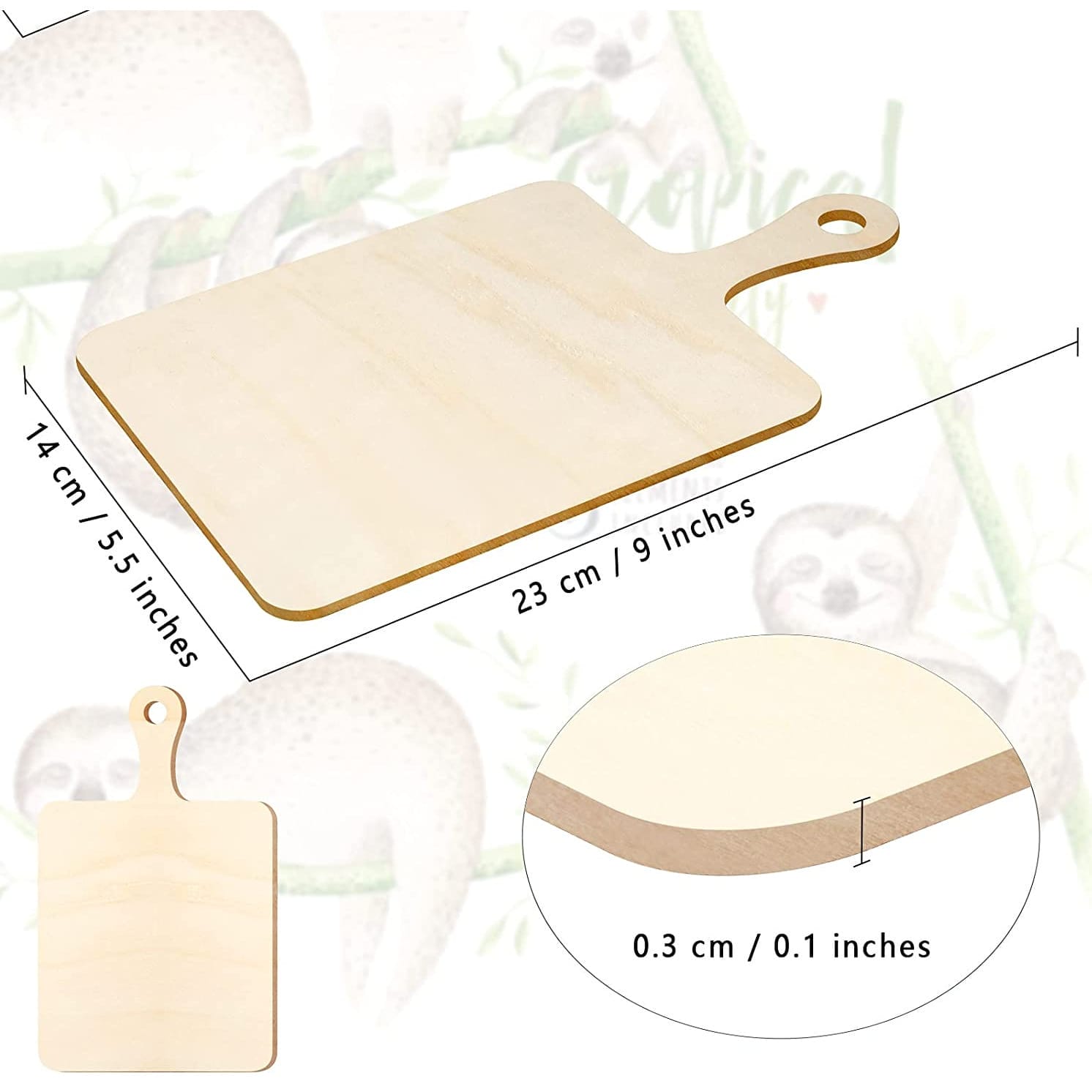 Wooden cutout shapes and sizes for DIY projects. Custom laser cut wood pieces perfect for painting.