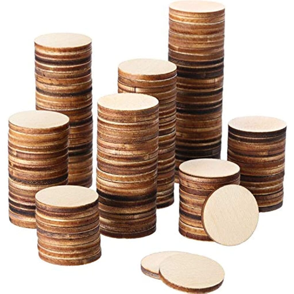 Stacks of unfinished wood cutouts wholesale, perfect for crafts and decorations. Wholesale wood cutouts available.