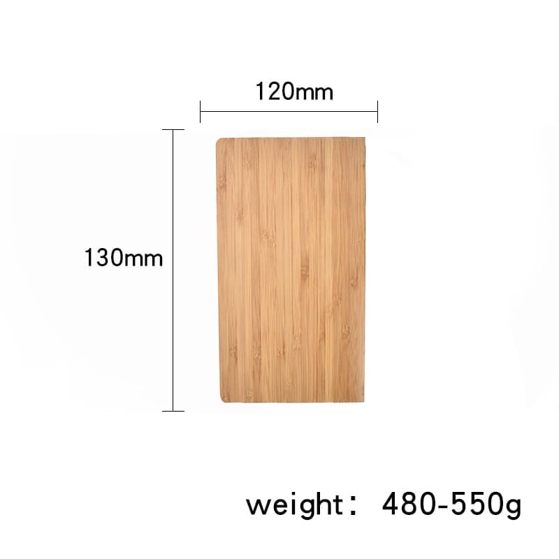 Two-layer bamboo rolling tray, 130x120mm, 480-550g