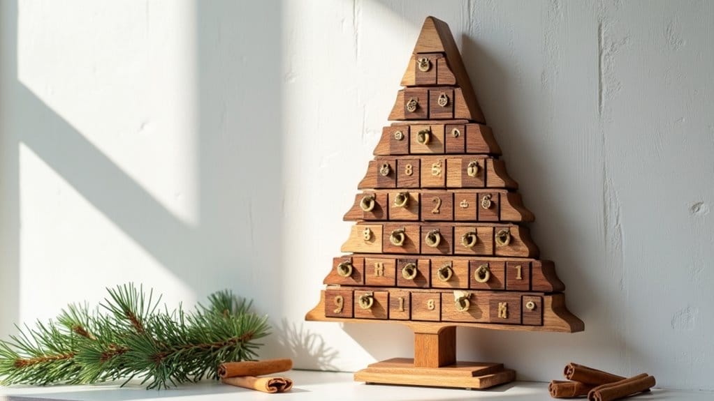 How to Make a Wooden Advent Calendar: Our DIY Holiday Products