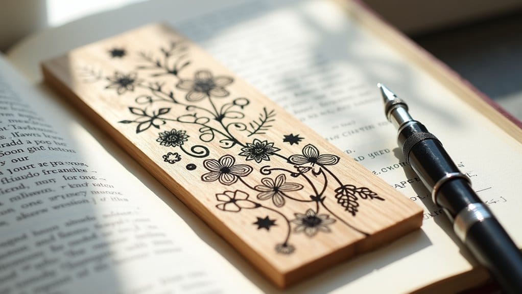 How to Decorate Wooden Bookmarks