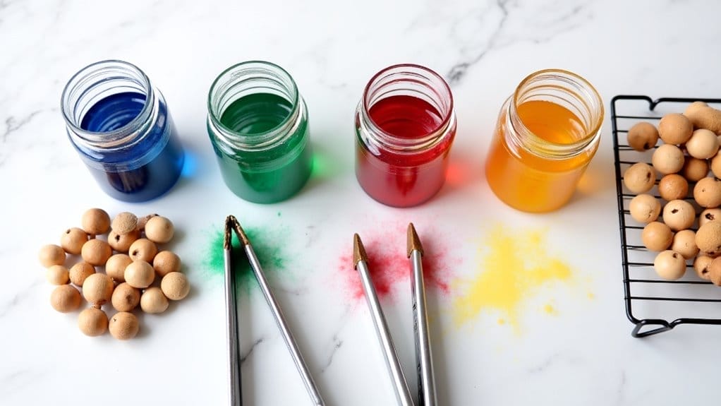 How to Dye Wooden Beads