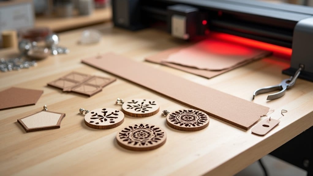 how to make wooden earrings