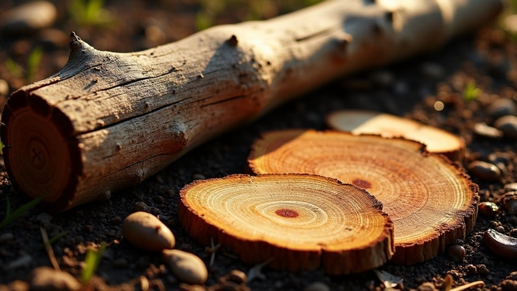 what wood was the cross made of