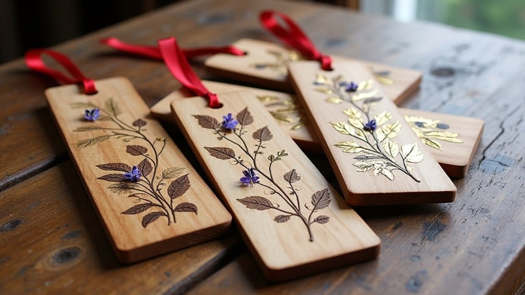 How to Decorate Wooden Bookmarks