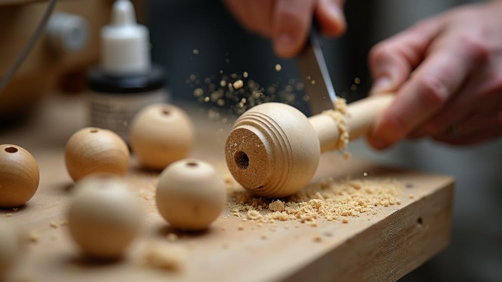 How to Make Wooden Beads