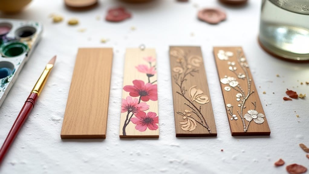 How to Decorate Wooden Bookmarks