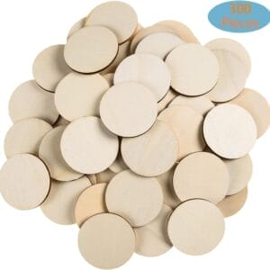 Custom Wooden Rounds for Crafts Wholesale Manufacturer: 300-piece set of wooden rounds for crafts