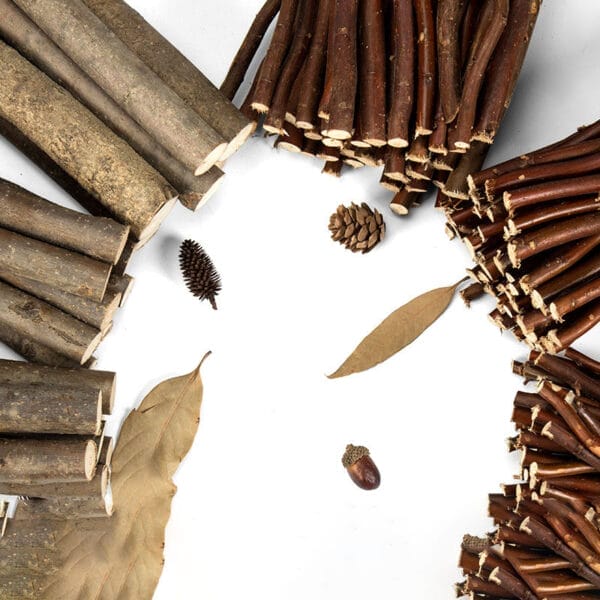 Natural wooden sticks and twigs, perfect for crafting and rustic decor. Ideal for DIY projects.