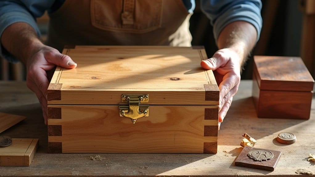 How to Make a Wooden Box With a Lid