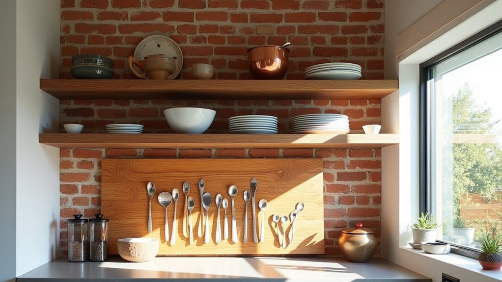 wooden wall decor for kitchen