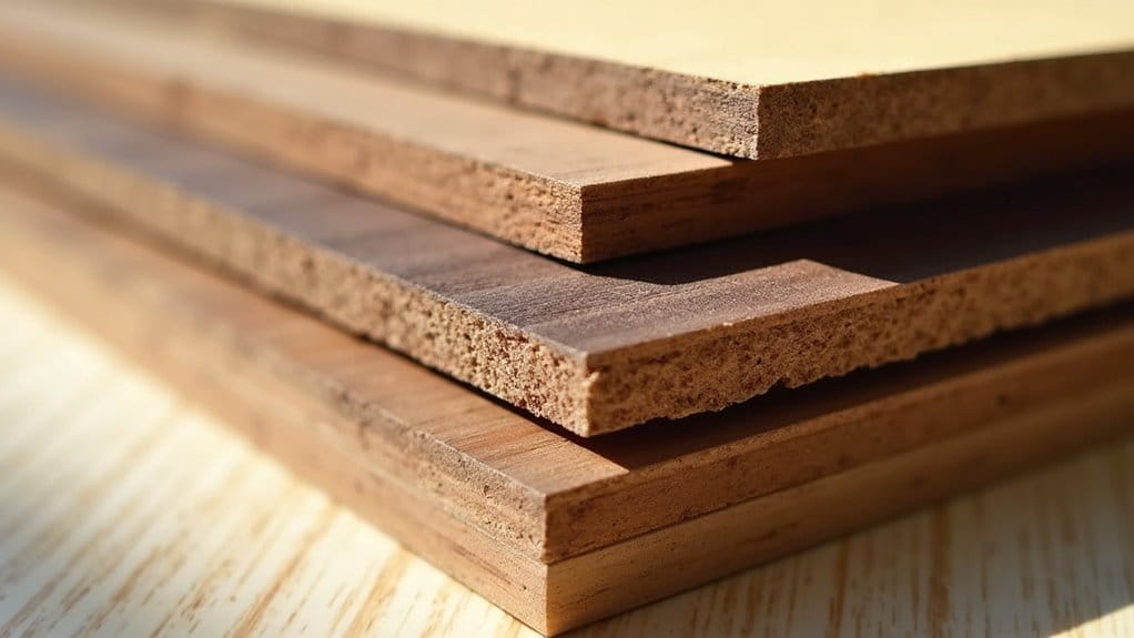 what types of wood are used in manufactured wood products