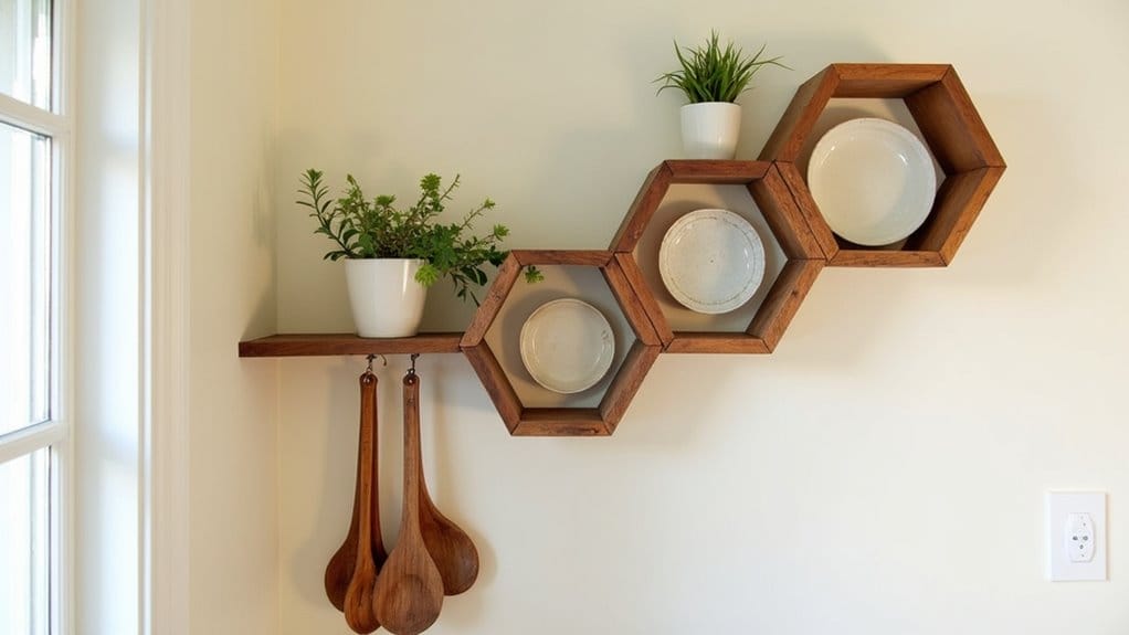 wooden wall decor for kitchen