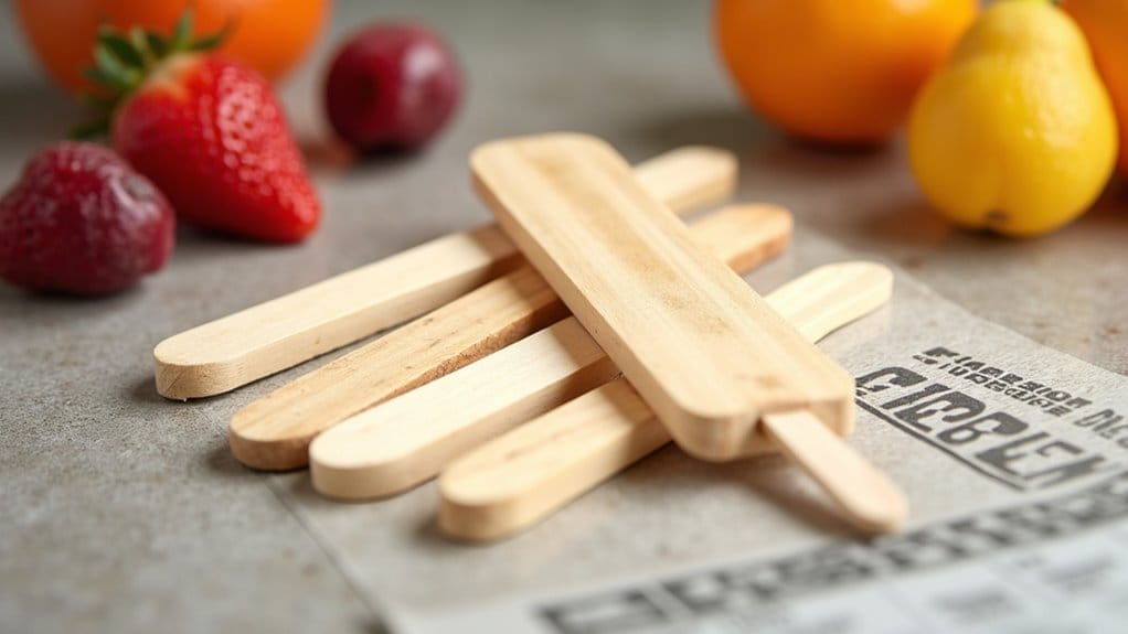 are wooden craft sticks food safe