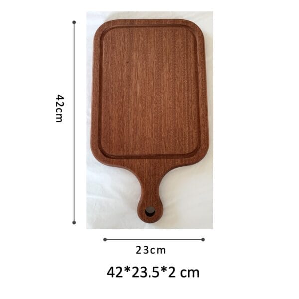 Mini Charcuterie Boards: Bulk natural wenge wood mini cutting boards, perfect for restaurants & hotels. 42x23.5x2 cm.
