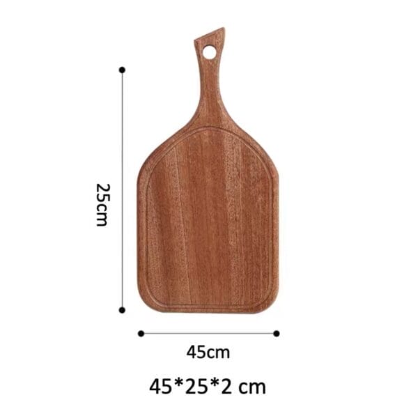 Mini Charcuterie Boards: Natural wenge wood cutting board, 45x25x2cm, perfect for restaurants & hotels.