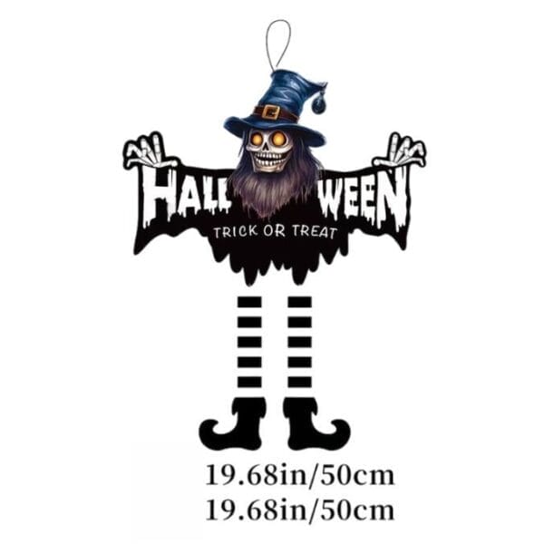 Wholesale Custom Outdoor Halloween Decoration: Wooden Ghost & Pumpkin Porch Sign, Trick or Treat Design for Yard