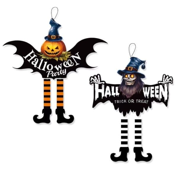 Wholesale Custom Outdoor Halloween Decorations: Wooden Ghost & Pumpkin Porch Signs for Yard & Party