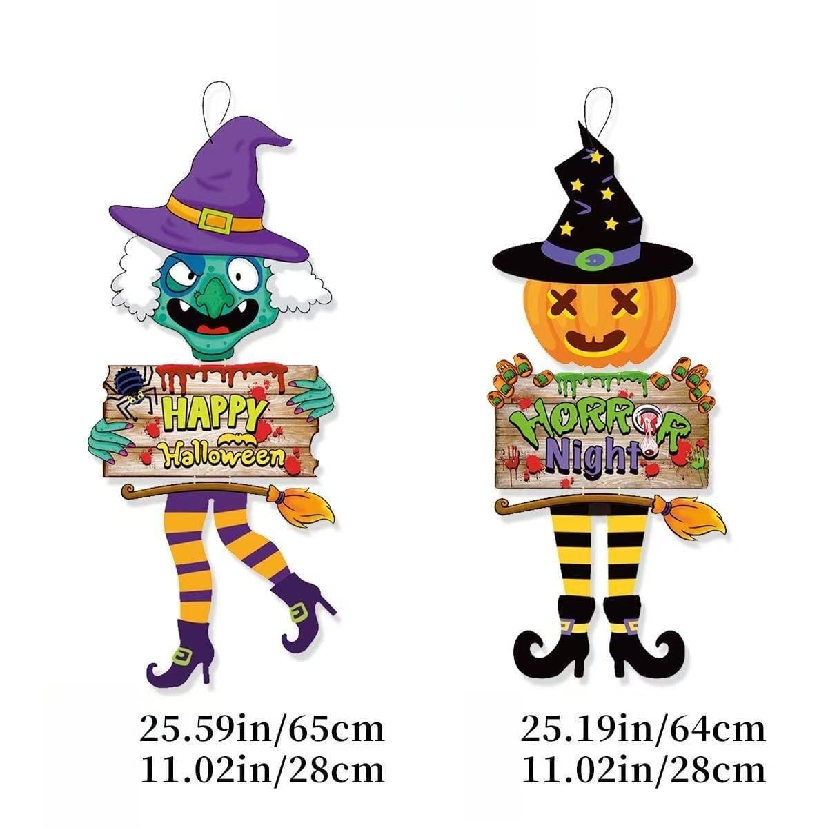 Wholesale Custom Outdoor Hanging Halloween Decorations: Wooden Ghost & Pumpkin Porch Signs for Yard & Party