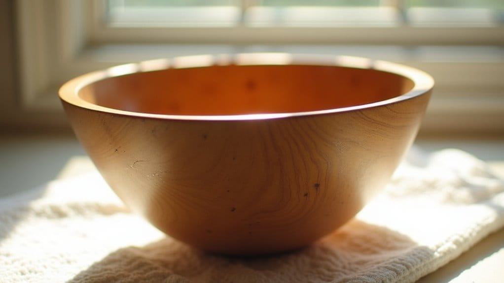 how to clean wooden bowl