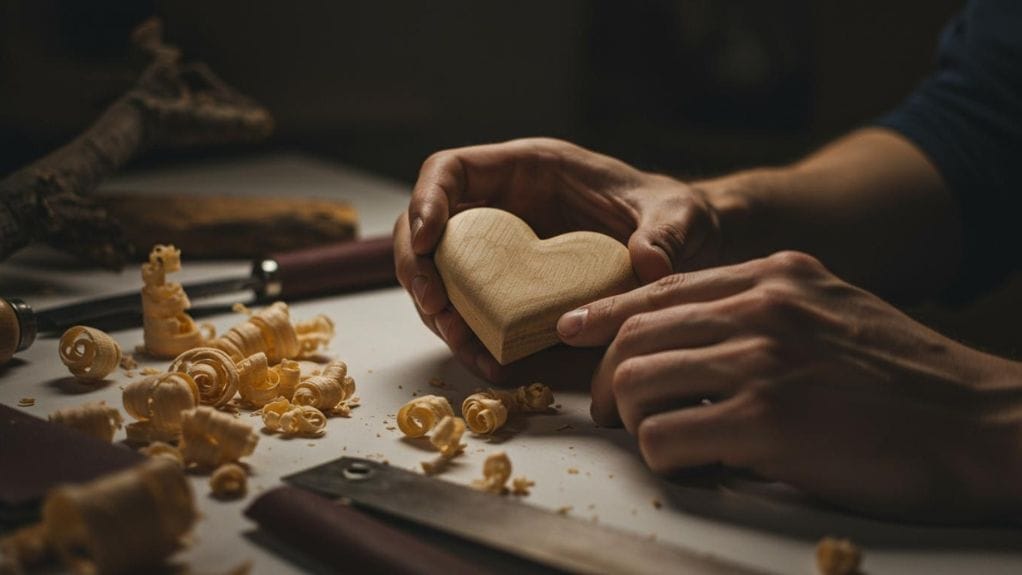 How to Make a Wooden Heart: Cute Ornaments from Wood