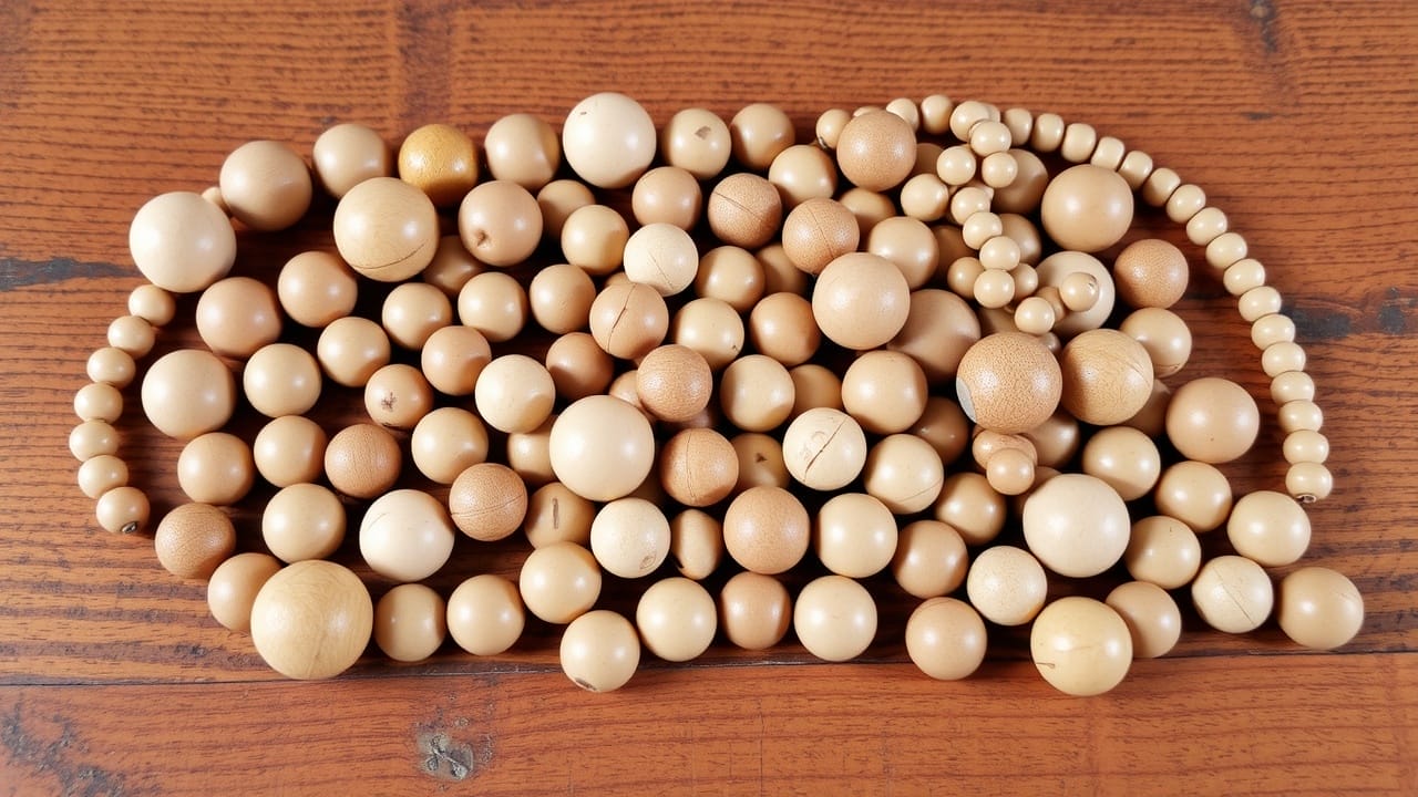 wooden beads