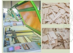 Wooden Easter Cutouts: DIY wood crafts being manufactured, wholesale available.