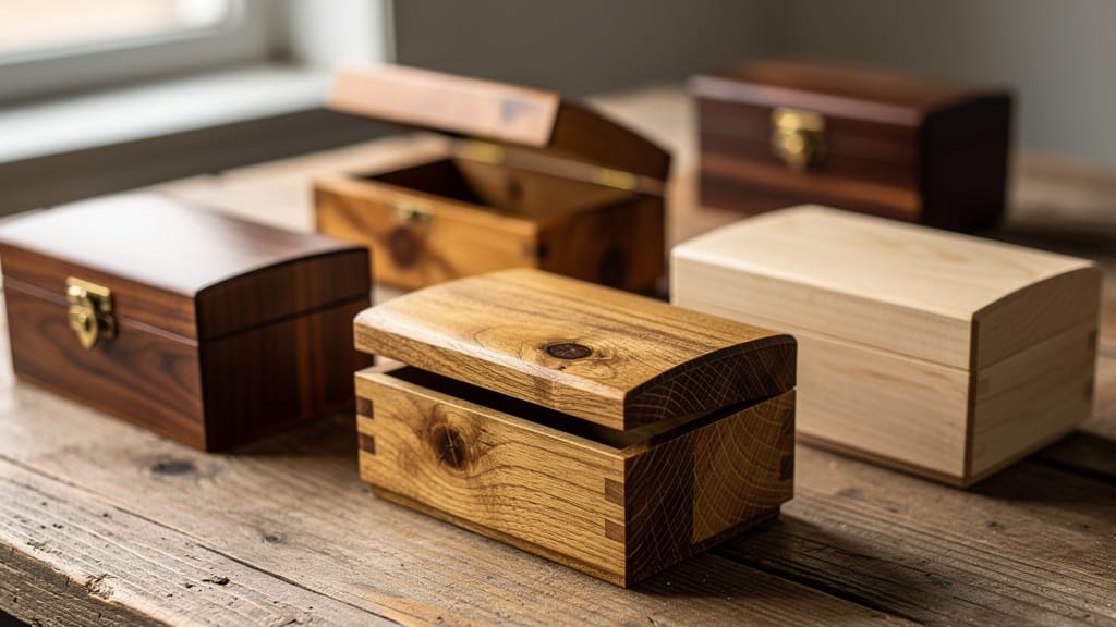 uses for small wooden boxes​