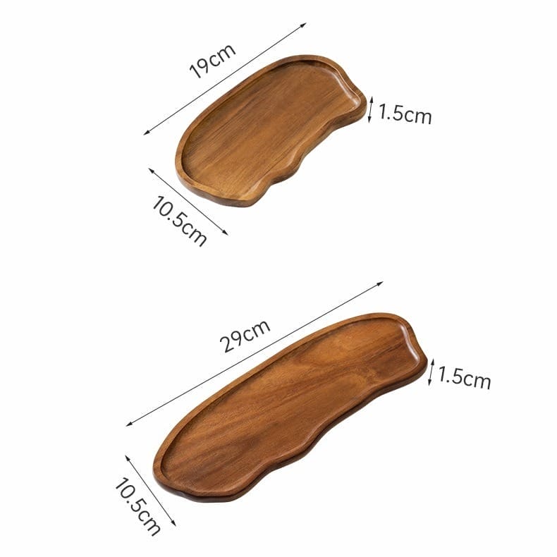 Acacia Wood Trays: Cloud-shaped serving trays for home; acacia wood trays wholesale supplier.