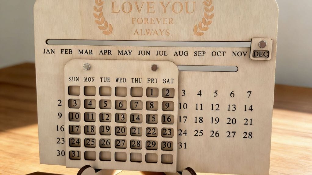 How to Make a Wooden Perpetual Calendar