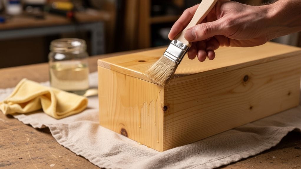 How to Waterproof a Wooden Box