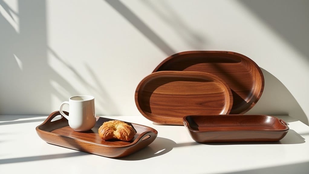 what are wooden trays used for
