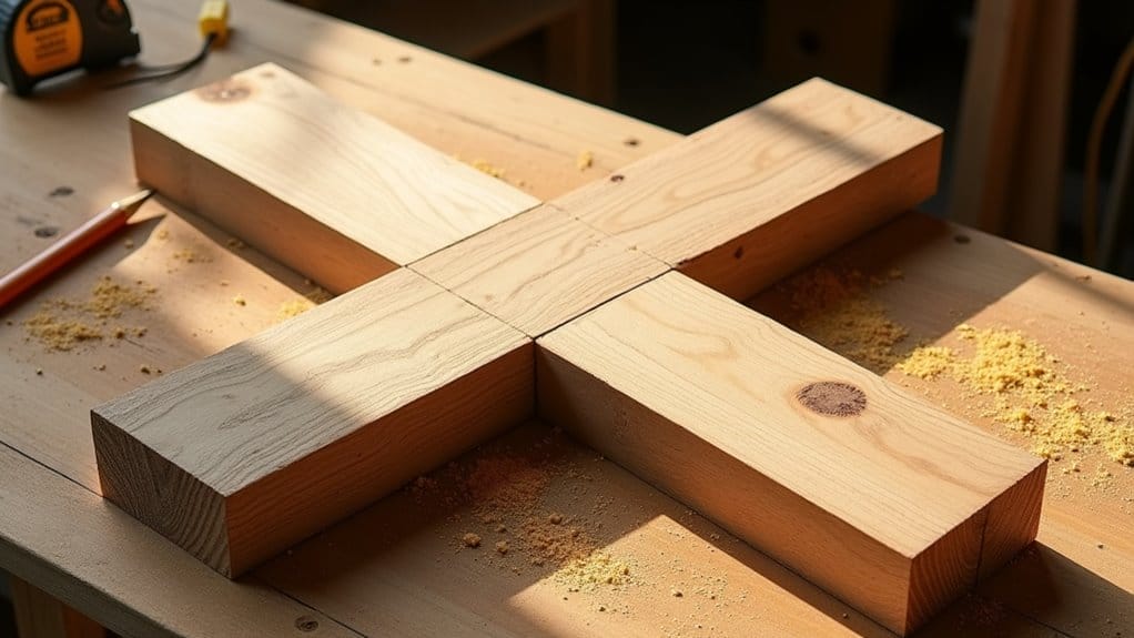 how to make a wooden cross