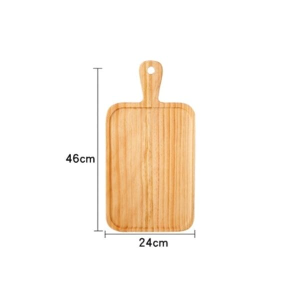 Pine wood tray with handle, 46cm x 24cm. Ideal for restaurants, pine wood trays wholesale available.