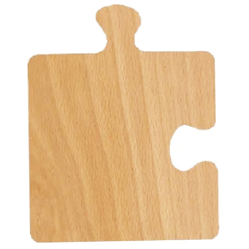 Wooden puzzle piece