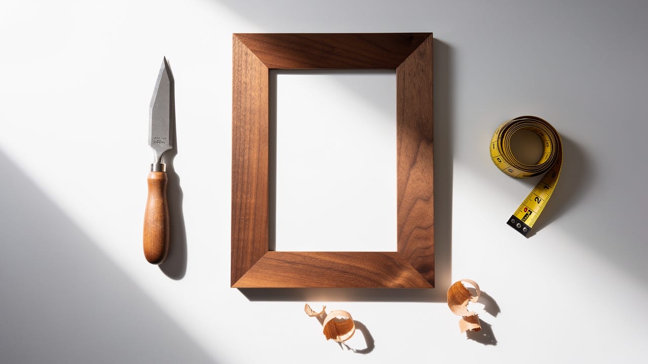 How To Make A Custom Wood Picture Frame At Scale