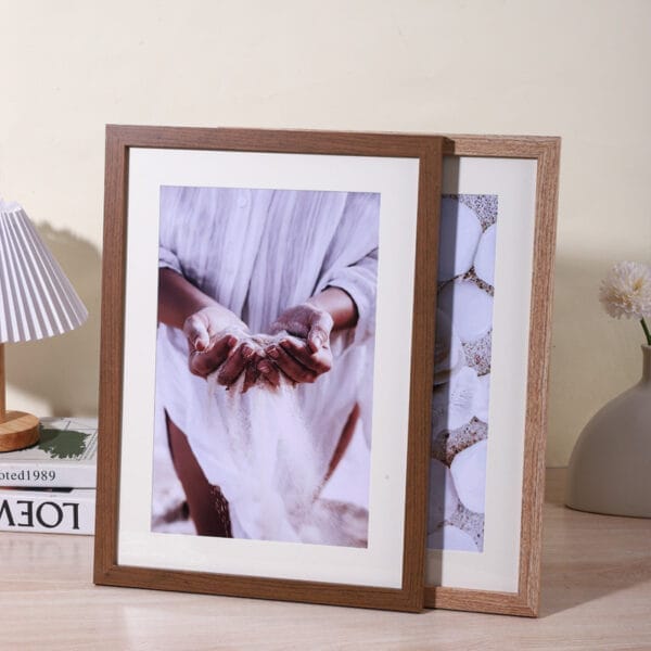 Personalized Wood Picture Frames: Dark and light wood frames in multiple sizes | OEM Wholesale