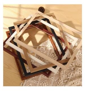 Solid Wood Picture Frames Wholesale: Assorted customizable vintage oil painting frames.