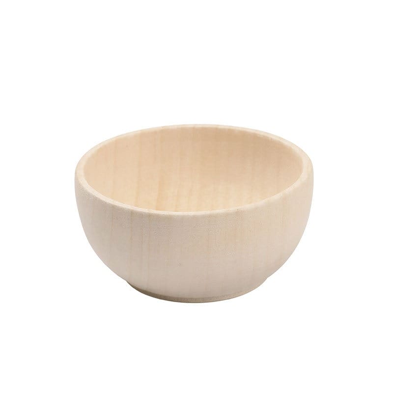 Unfinished Wooden Bowls Wholesale: Simple, unfinished wooden bowl.