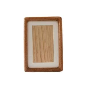 Wooden Picture Frames in Bulk: Solid wood tabletop display frame.