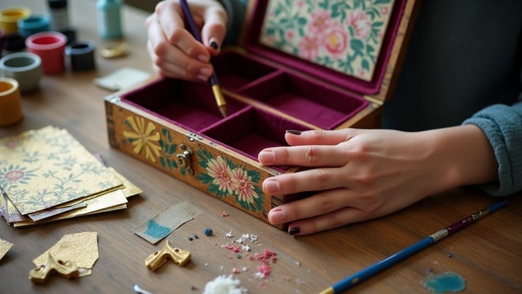 How to Decorate a Wood Box